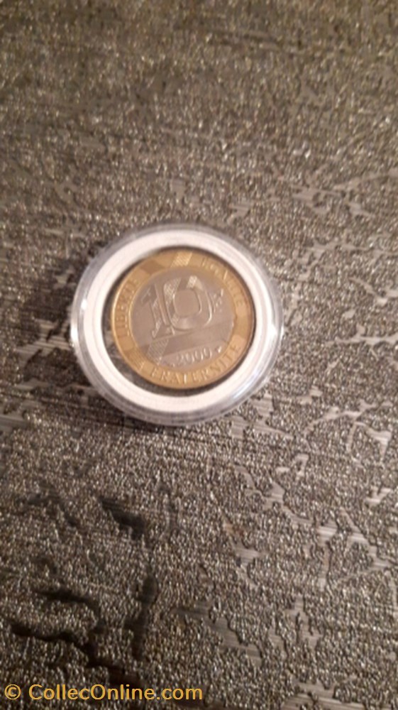 10 francs 2000 Genie de la bastille B.E monnaie 10 francs 2000 genie de la bastille b e