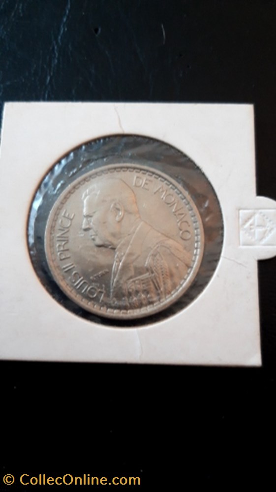 20 francs 1947 Prince Louis II Monaco monnaie 20 francs 1947 prince louis ii monaco
