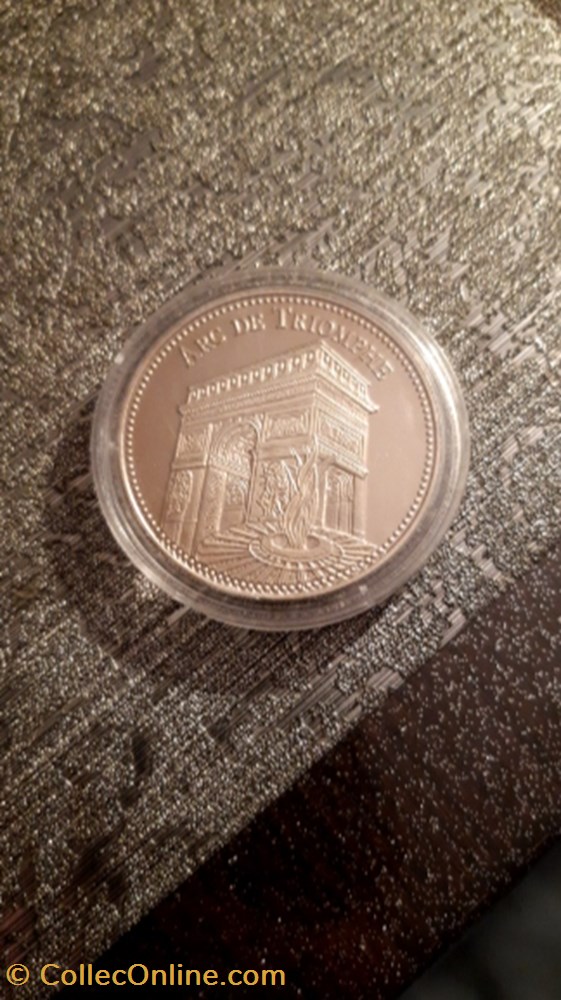 medaille les plus beaux tresors du patrimoine de france arc de triomphe
