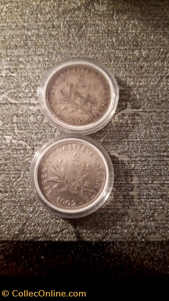 2 francs 1902 semeuse monnaie 2 francs 1902 semeuse