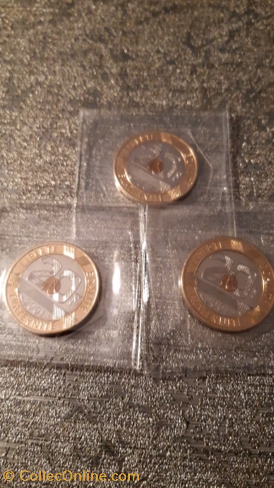 20 francs 2001 Mont saint michel BU monnaie 20 francs 2001 mont saint michel bu