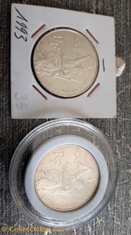 100 francs 1993 liberté guidant le peuple monnaie 100 francs 1993 liberte guidant le peuple