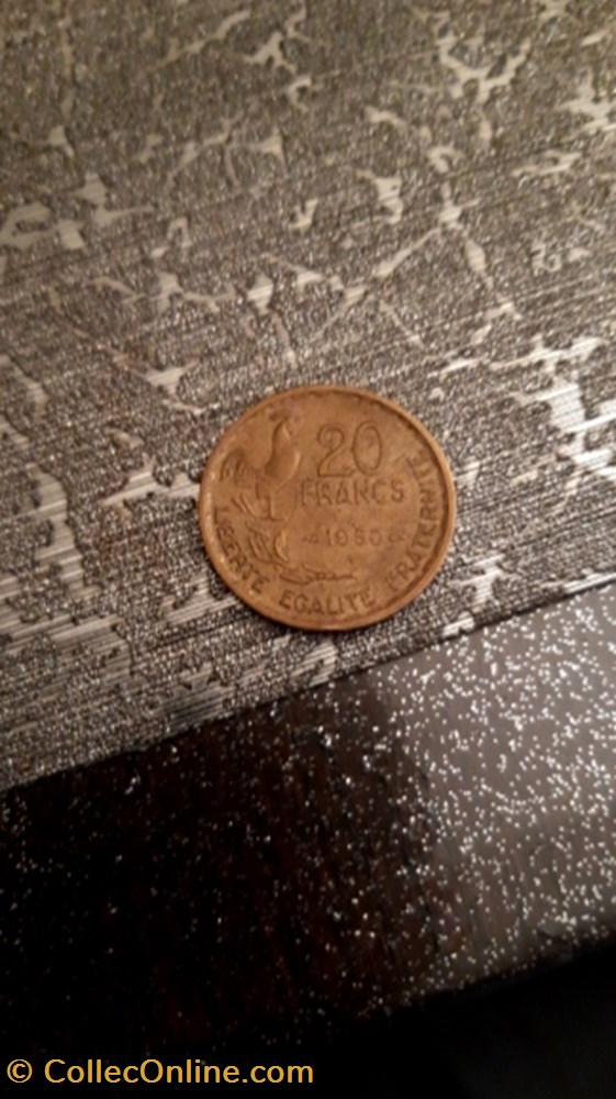 20 francs 1950 Guiraud monnaie 20 francs 1950 guiraud