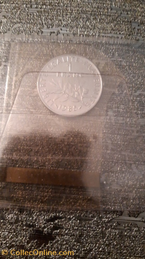 1 franc 1985 la semeuse FDC monnaie 1 franc 1985 la semeuse fdc