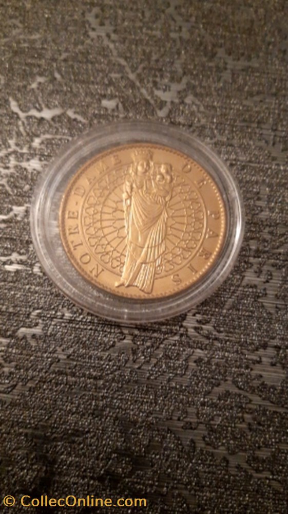 medaille jeton notre dame de paris