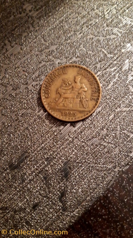 1 franc 1925 Chambre du commerce monnaie 1 franc 1925 chambre du commerce
