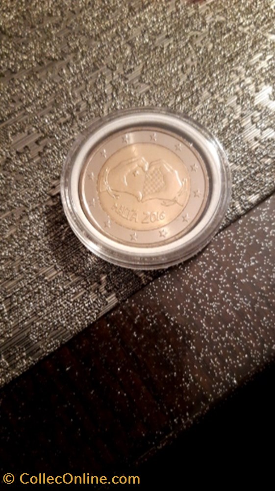 2 euro 2016 LOVE Malte monnaie 2 euro 2016 love malte