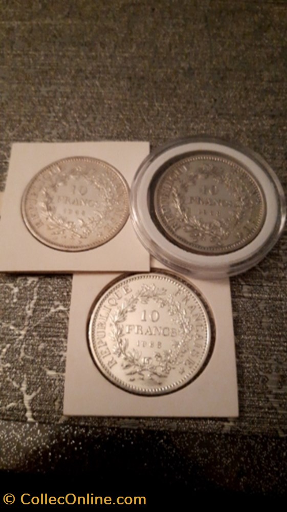 10 francs 1968 Hercule monnaie 10 francs 1968 hercule