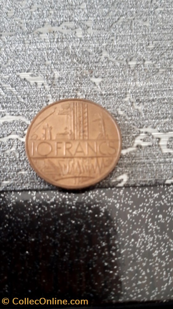 10 francs 1975 mathieu tranche A monnaie 10 francs 1975 mathieu tranche a