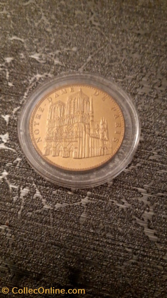Jeton Notre-dame de paris medaille jeton notre dame de paris