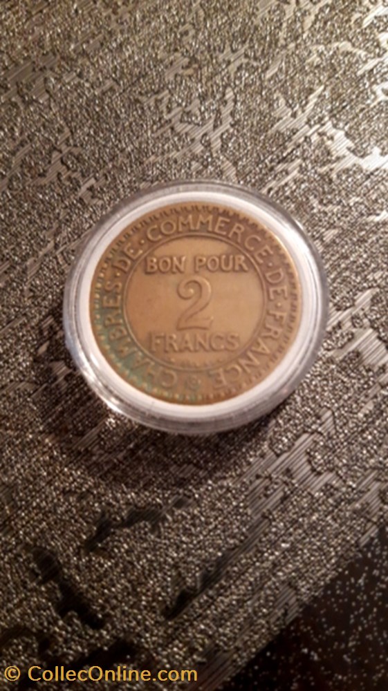 2 francs 1922 chambre de commerce monnaie 2 francs 1922 chambre de commerce