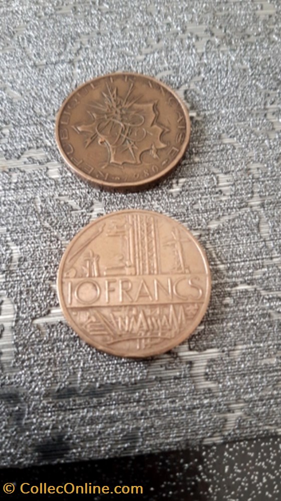 10 francs 1980 mathieu tranche A monnaie 10 francs 1980 mathieu tranche a