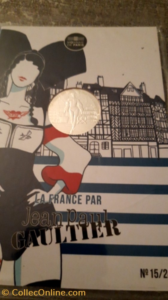 10€ 2017 Jean-Paul Gaultier n°15 monnaie euro 10 2017 jean paul gaultier n 15