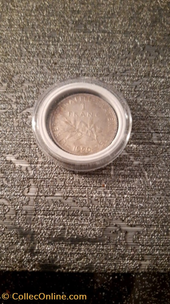 1 franc 1920 la semeuse monnaie 1 franc 1920 la semeuse