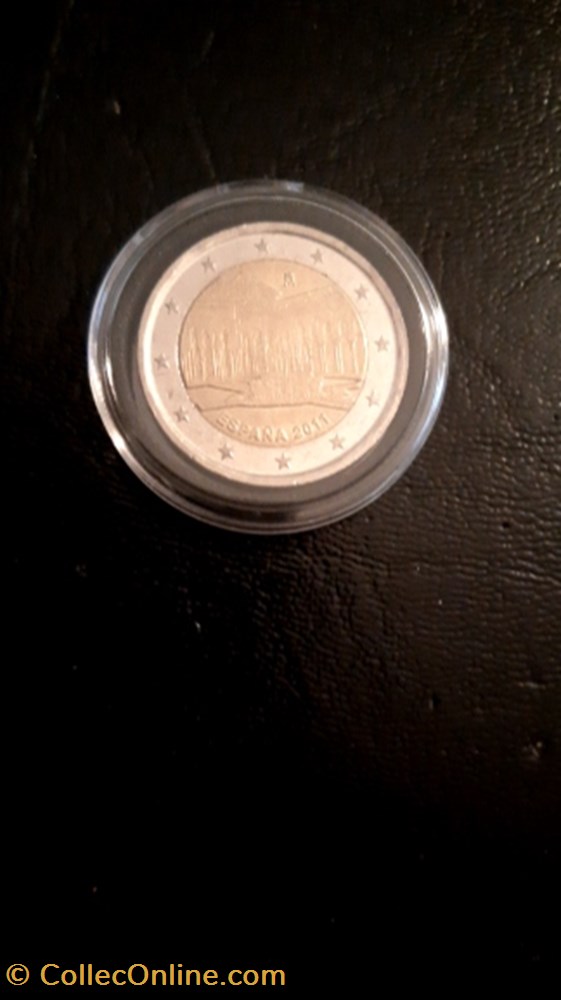 2 euros 2011 Alhambra de grenade Espagne monnaie 2 euros 2011 alhambra de grenade espagne