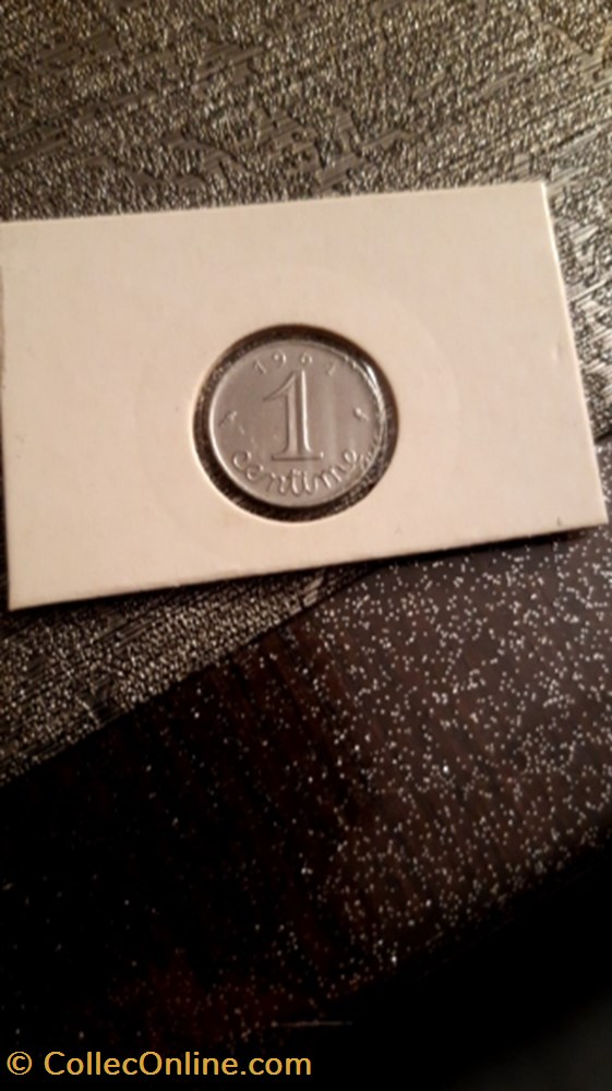 1 centimes 1964 EPI avec rebord monnaie 1 centimes 1964 epi avec rebord