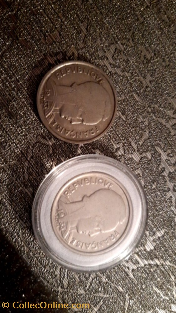 monnaie 5 francs 1933 bazor