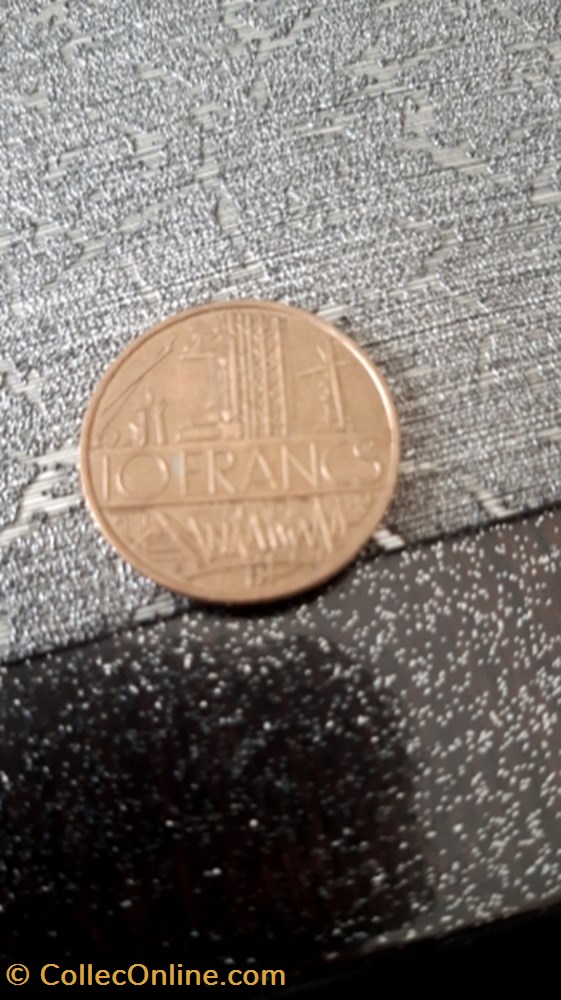10 francs 1987 mathieu tranche A monnaie 10 francs 1987 mathieu tranche a