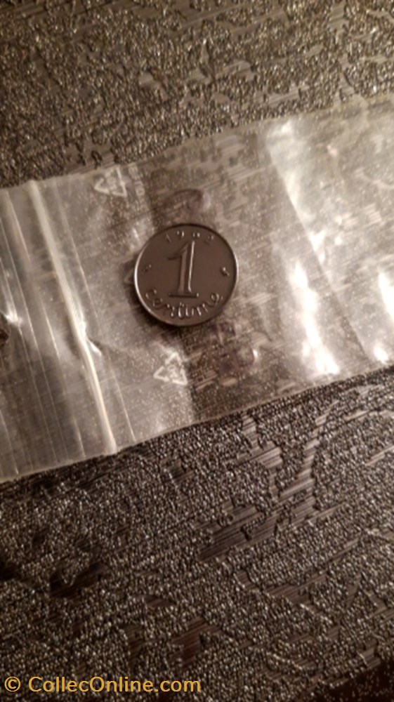 monnaie 1 centimes 1962 epi