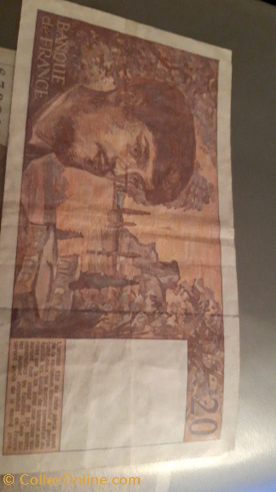 billet 20 francs 1993 debussy