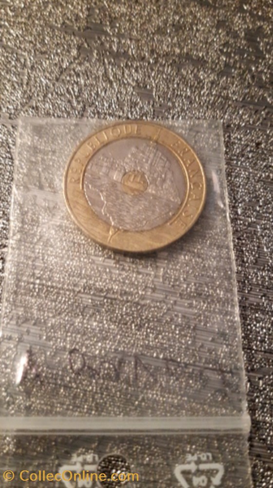 20 francs 1992 Mont saint michel "V" ouvert monnaie 20 francs 1992 mont saint michel v ouvert