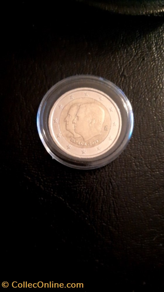 monnaie 2 euros 2014 felipe vi et juan carlos i espagne