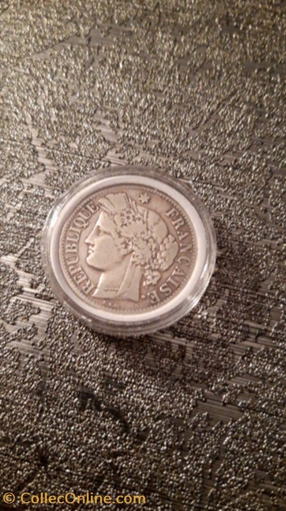 2 francs 1873 Cérès A monnaie 2 francs 1873 ceres a