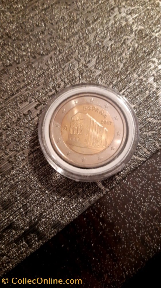 2 euro 2017 Eglise Santa Maria del Naranco Espagne monnaie 2 euro 2017 eglise santa maria del naranco espagne