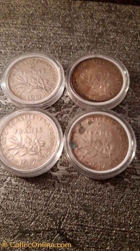 2 francs 1917 semeuse monnaie 2 francs 1917 semeuse