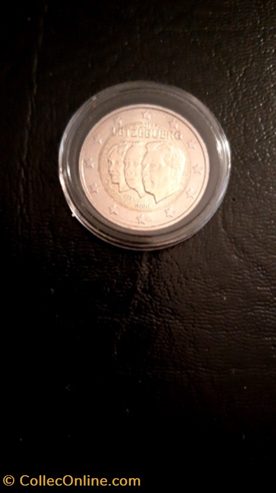 2 euros 2011 Jean lieutenant-représentant Luxembourg monnaie 2 euros 2011 jean lieutenant representant luxembourg