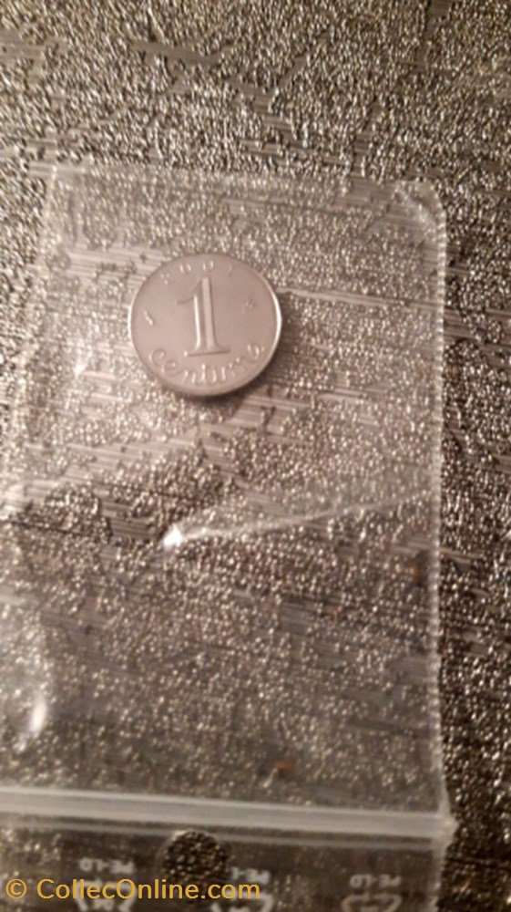 monnaie 1 centimes 2001 epi