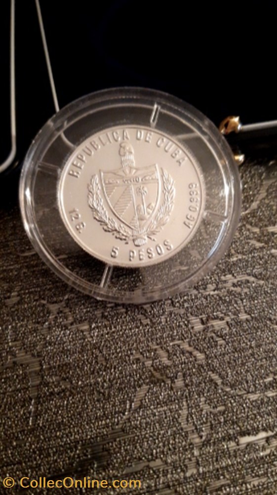monnaie 5 pesos 40eme anniversaire de la mort de che cuba