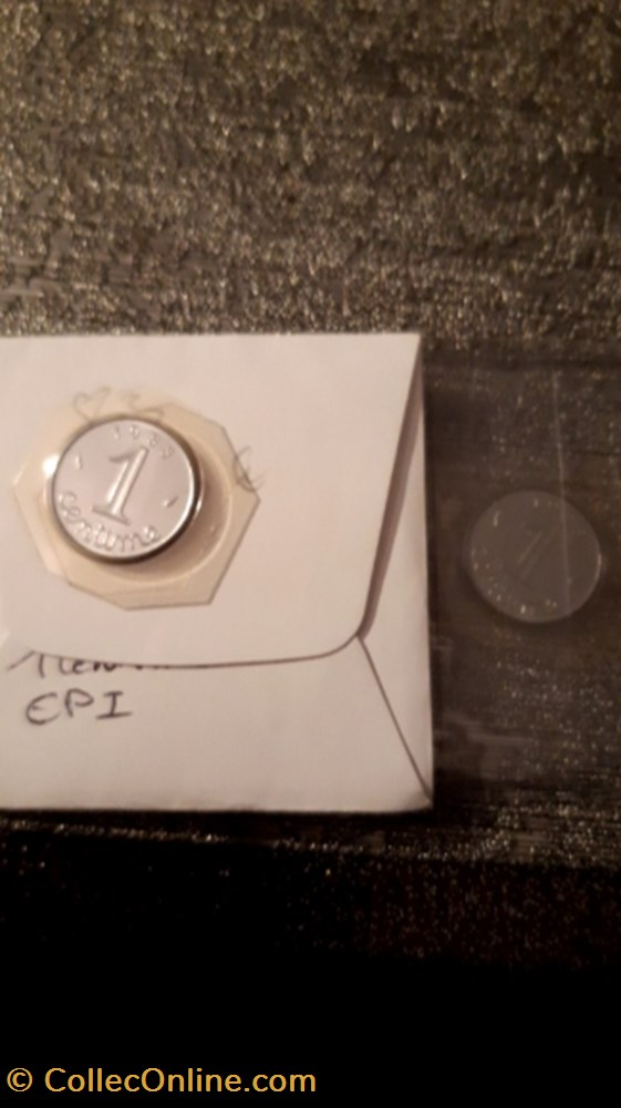 1 centimes 1983 EPI FDC monnaie 1 centimes 1983 epi fdc