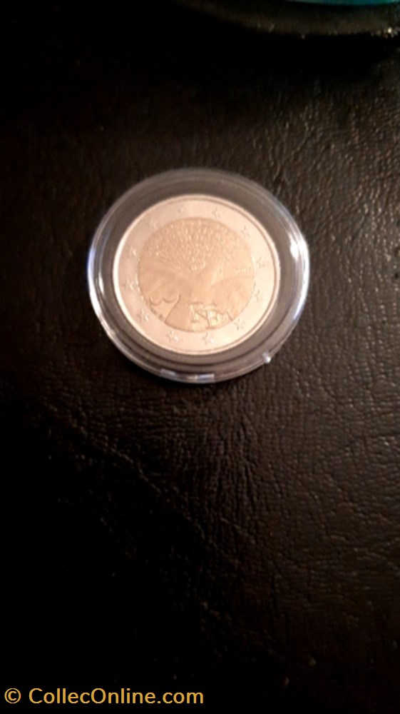 monnaie 2 euros 2015 paix en europe france