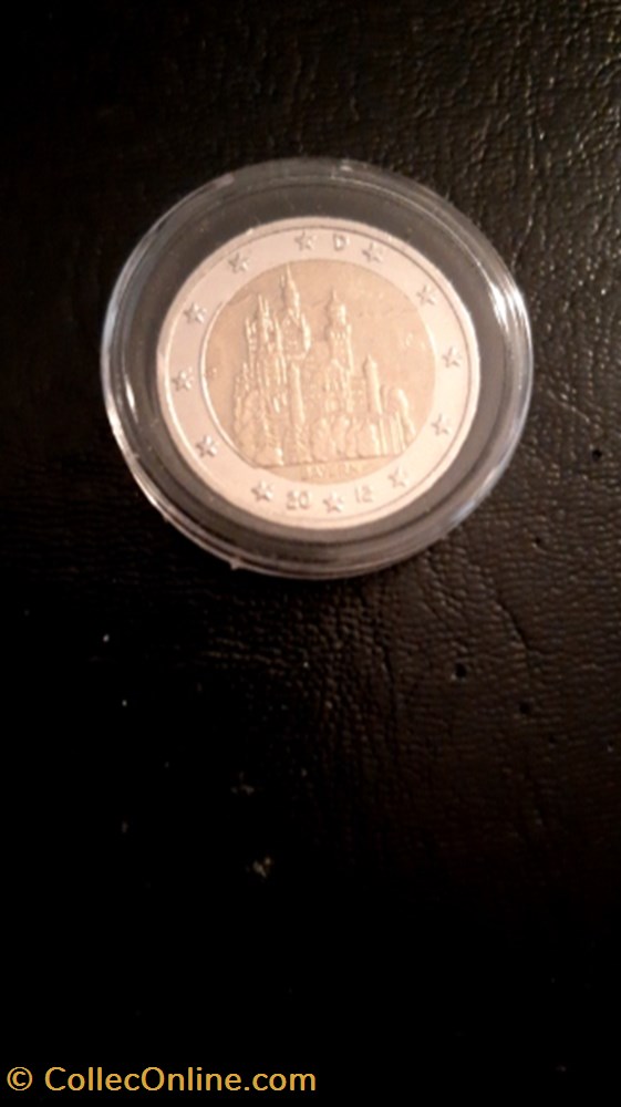 monnaie 2 euros 2012 baviere allemagne