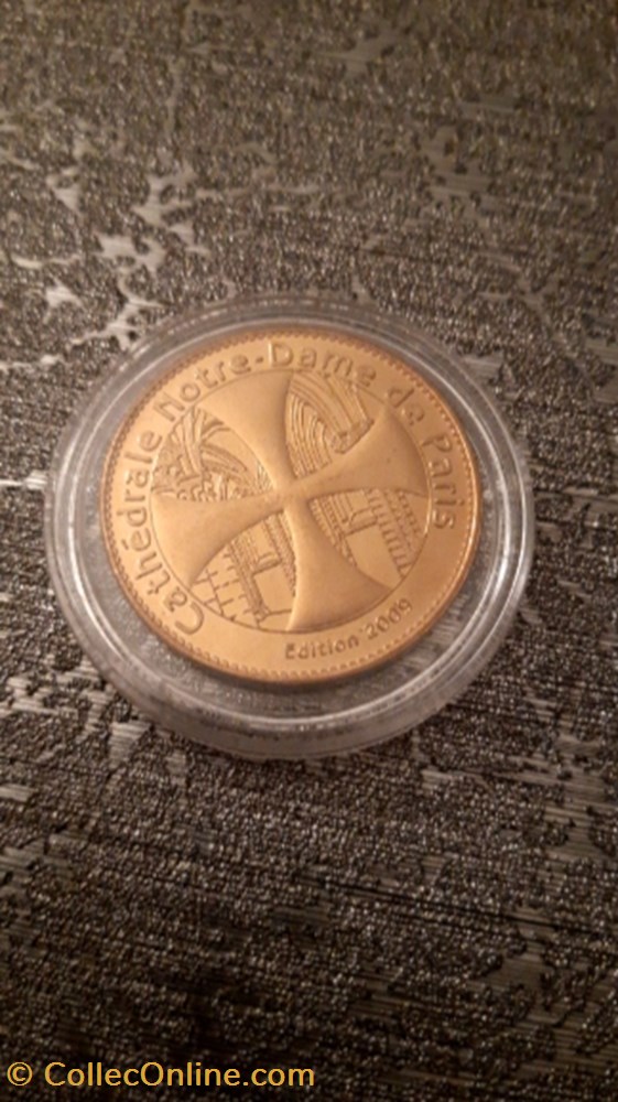 Jeton Notre-dame de paris medaille jeton notre dame de paris