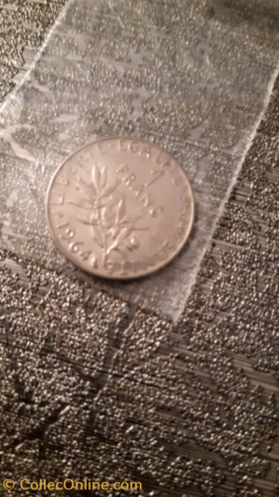 monnaie 1 franc 1964 la semeuse