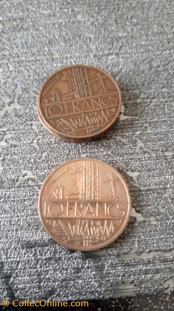 monnaie 10 francs 1978 mathieu tranche a