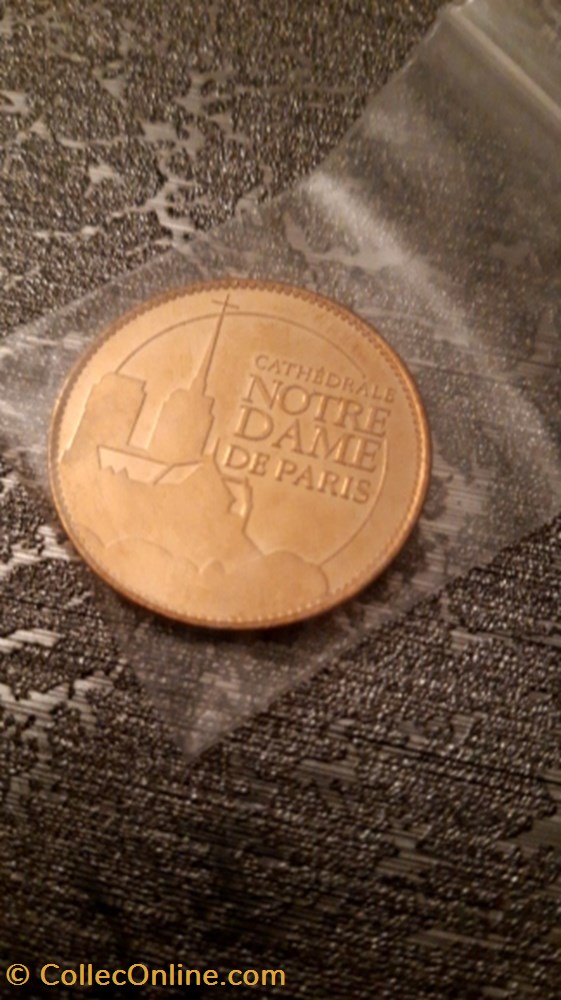 Jeton Notre-dame de paris medaille jeton notre dame de paris