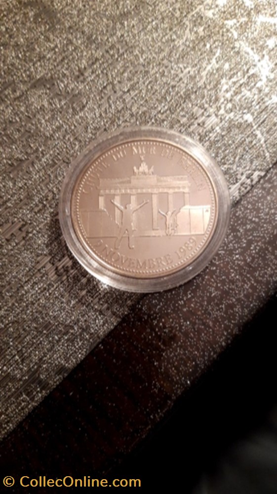 medaille les moments forts de notre vie chute du mur de berlin