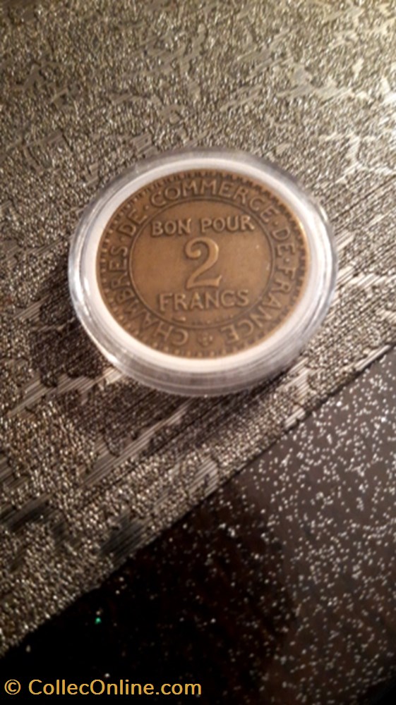 2 francs 1926 chambre de commerce monnaie 2 francs 1926 chambre de commerce