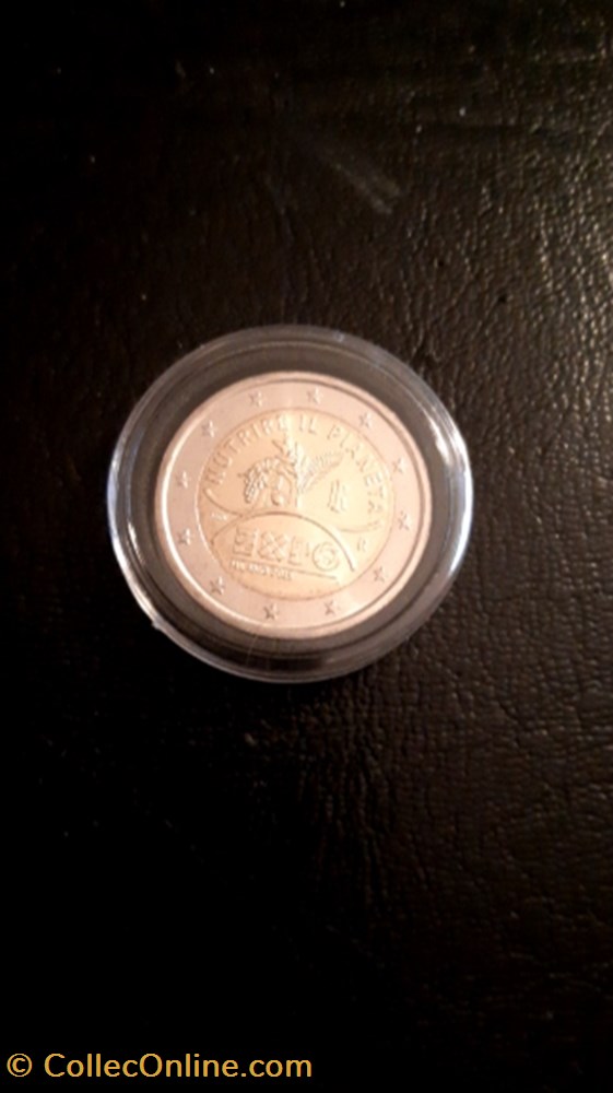 2 euros 2015 Exposition universelle de milan Italie monnaie 2 euros 2015 exposition universelle de milan italie