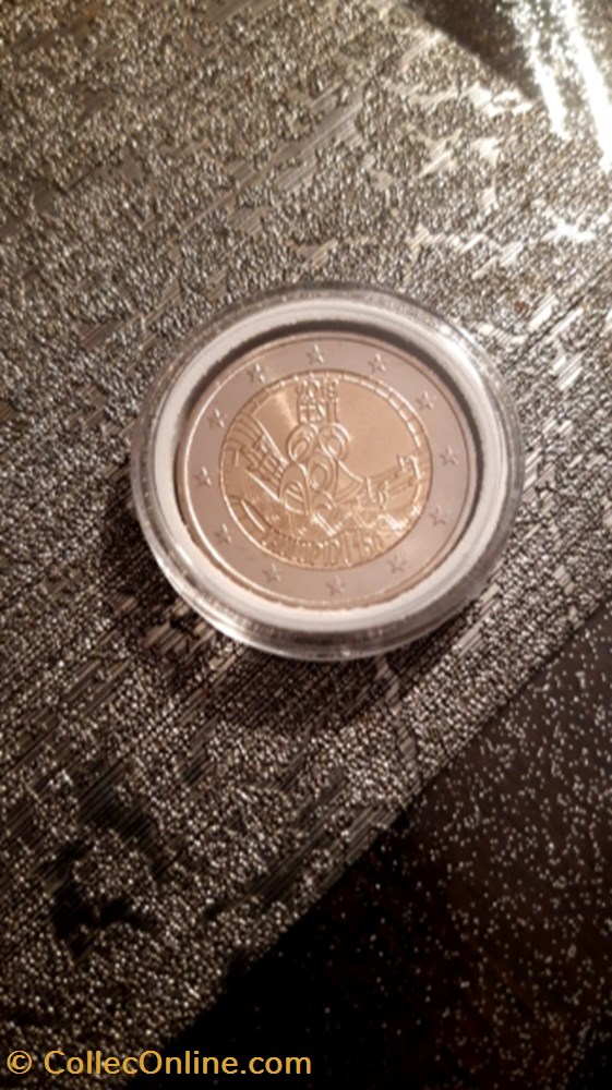 monnaie 2 euro 2019 150e anniversaire du premier festival de chants estoniens estonie