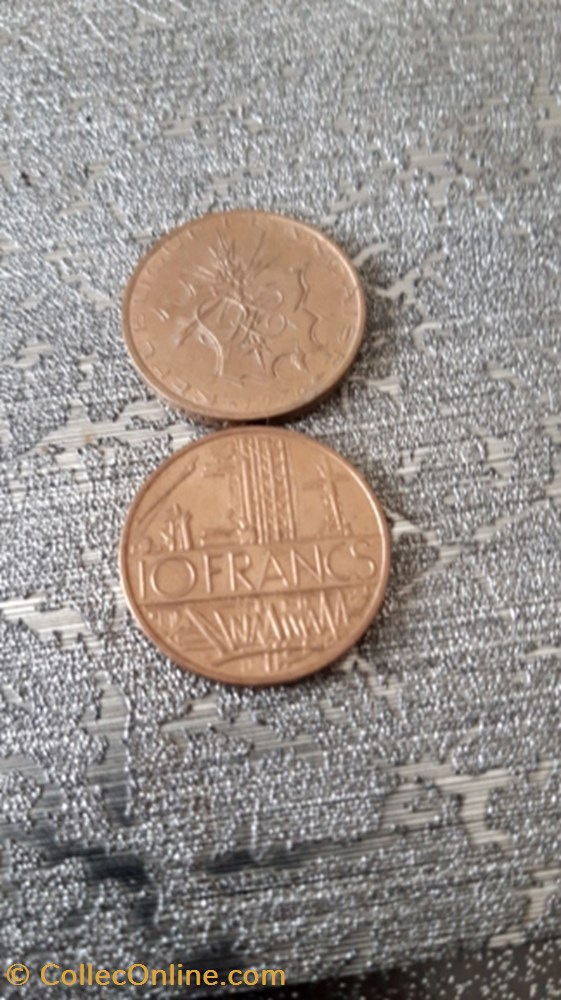 10 francs 1976 mathieu tranche B monnaie 10 francs 1976 mathieu tranche b