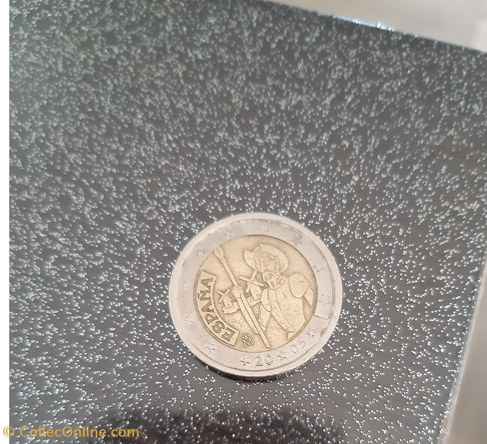2 euro espagne 2005 Don quichotte monnaies euros 2 euro espagne 2005 don quichotte