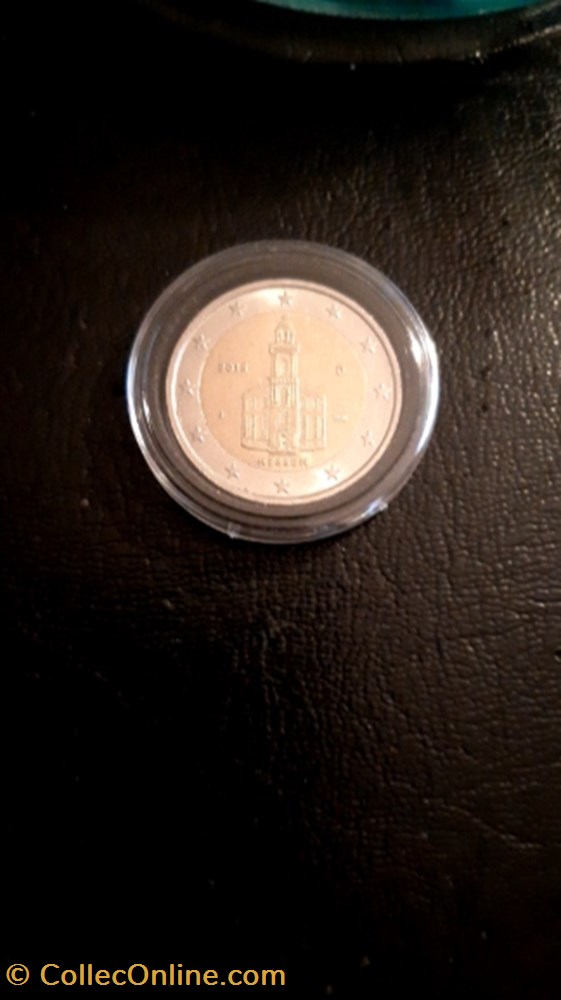 2 euro 2015 Hessen Allemagne monnaie 2 euro 2015 hessen allemagne