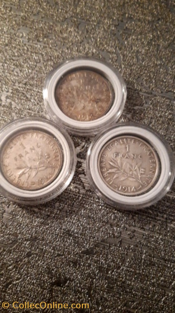 1 franc 1914 la semeuse monnaie 1 franc 1914 la semeuse