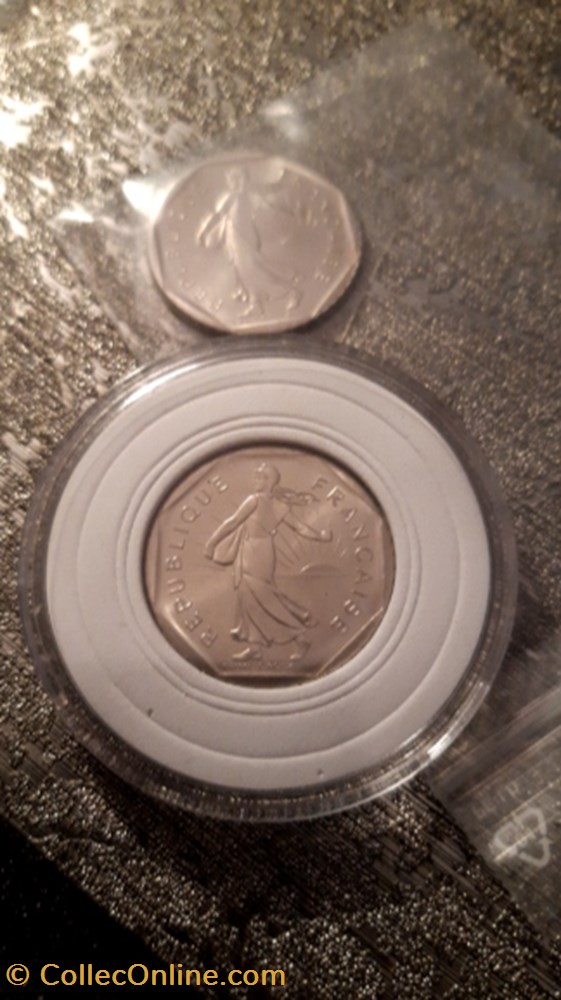 2 francs 1980 semeuse FDC monnaie 2 francs 1980 semeuse fdc