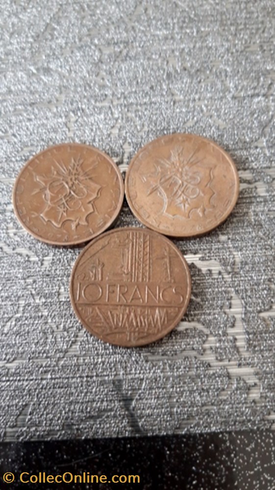 10 francs 1978 mathieu tranche B monnaie 10 francs 1978 mathieu tranche b
