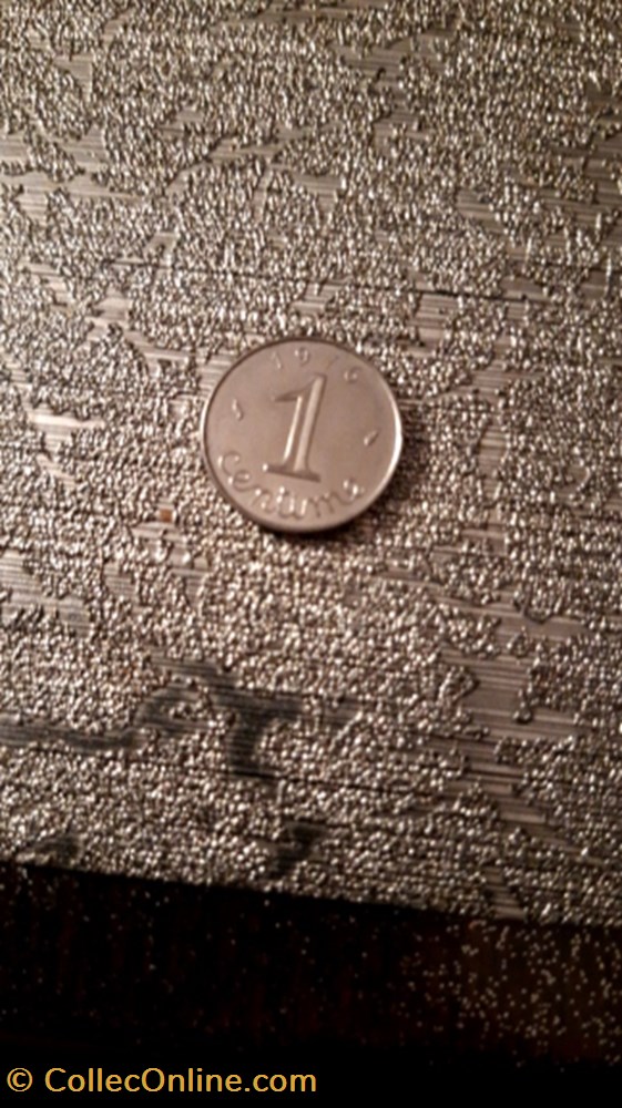 monnaie 1 centimes 1976 epi